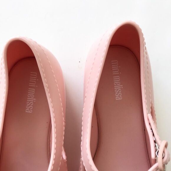 Mini Melissa NWOT pink daisy jelly Mary Janes size 3 youth: - Picture 4 of 8